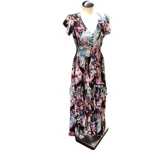 JAASE Multicolor Boho Maxi Dress - Size‎ S